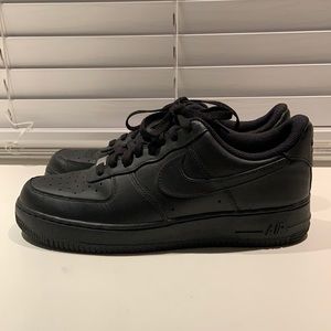Black Air Force 1s